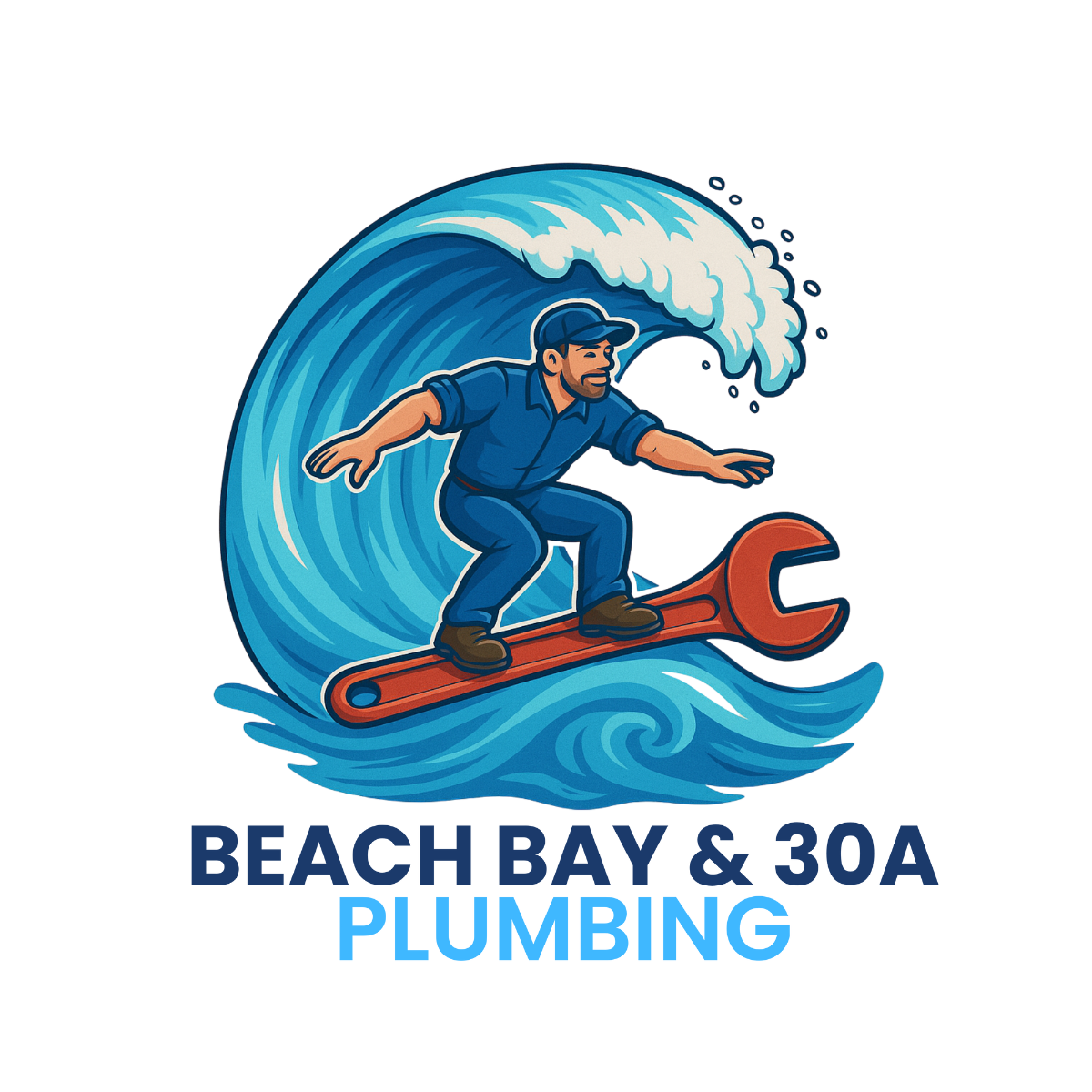 Beach Bay & 30A Plumbing square logo licensed plumber PCB Santa Rosa Beach 30A